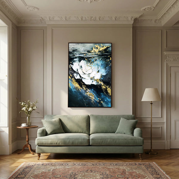 Abstract Floral - Falling Rose