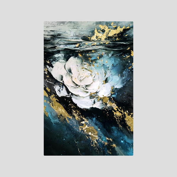 Abstract Floral - Falling Rose