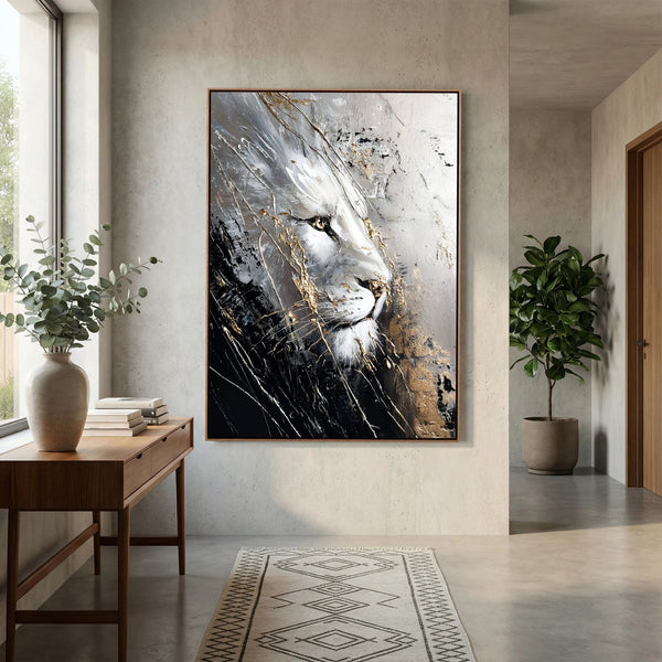 Abstract Lion 001