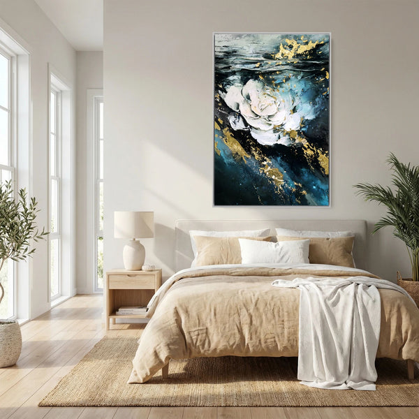 Abstract Floral - Falling Rose