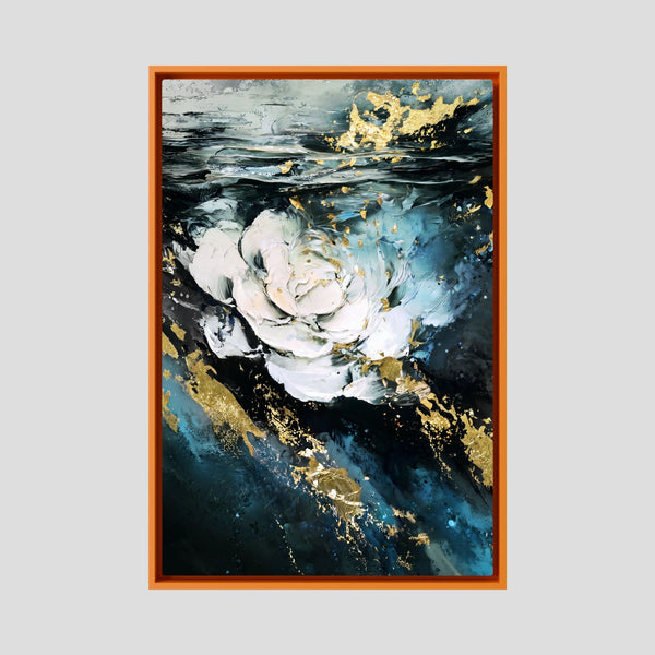 Abstract Floral - Falling Rose