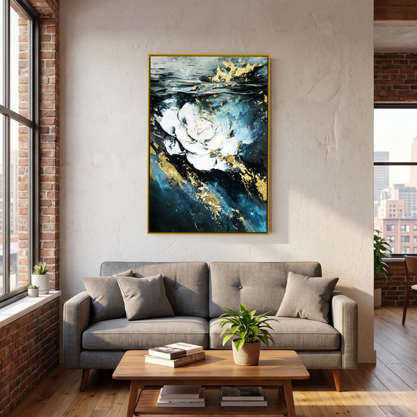 Abstract Floral - Falling Rose